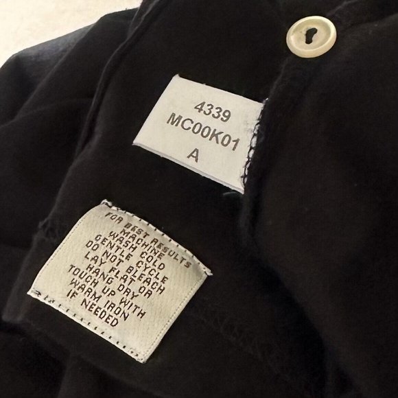 Peter Millar Mens 100% Cotton Size‎ XL Short Sleeve Black Logo Polo Shirt - Picture 6 of 6